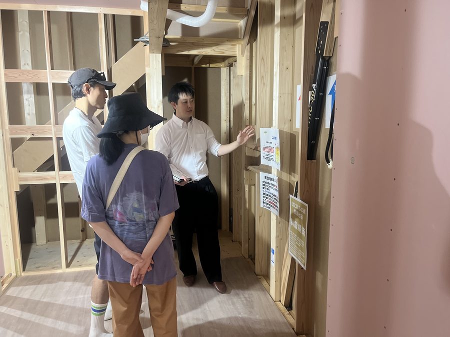 過去の構造見学会の様子