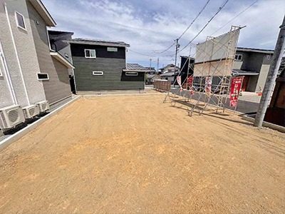 グリーンパーク四ツ屋 分譲地の様子