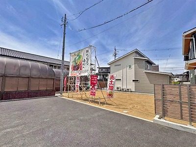 グリーンパーク四ツ屋 分譲地の様子