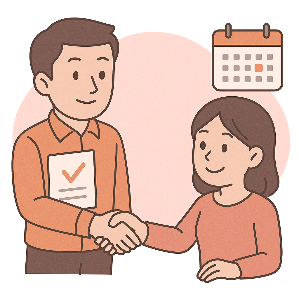 ステップ4:作業実施・完了